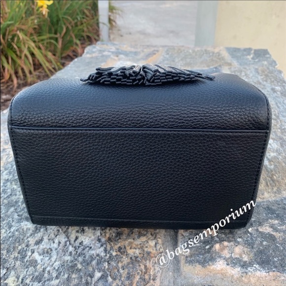 Tory Burch Thea Black Leather Mini Backback - Picture 3 of 8